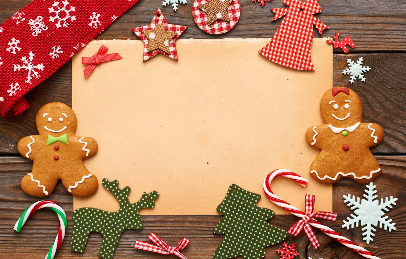 Christmas Cookies Board Wallpaper