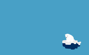 Polar Bear On Ice Puzzle Wallpaper
